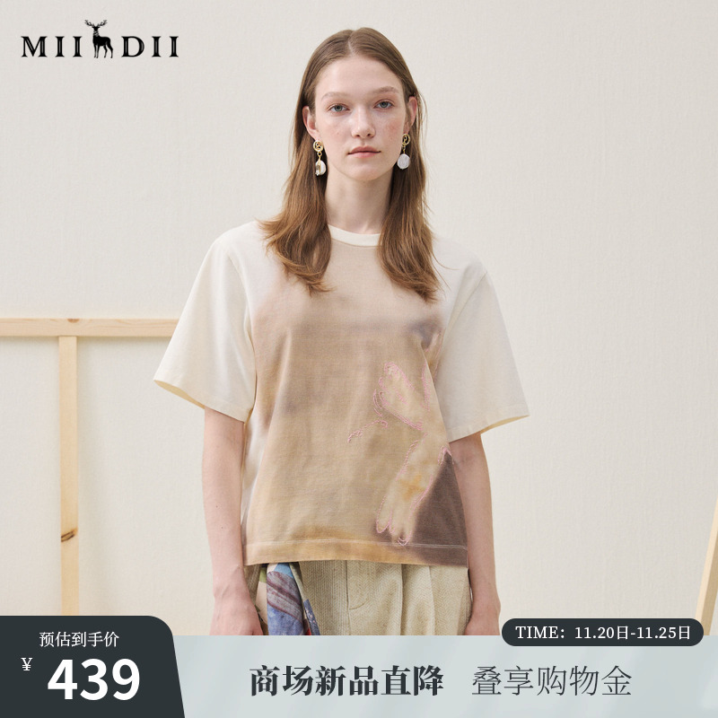 亲肤舒适，艺术印花，手绣纹样