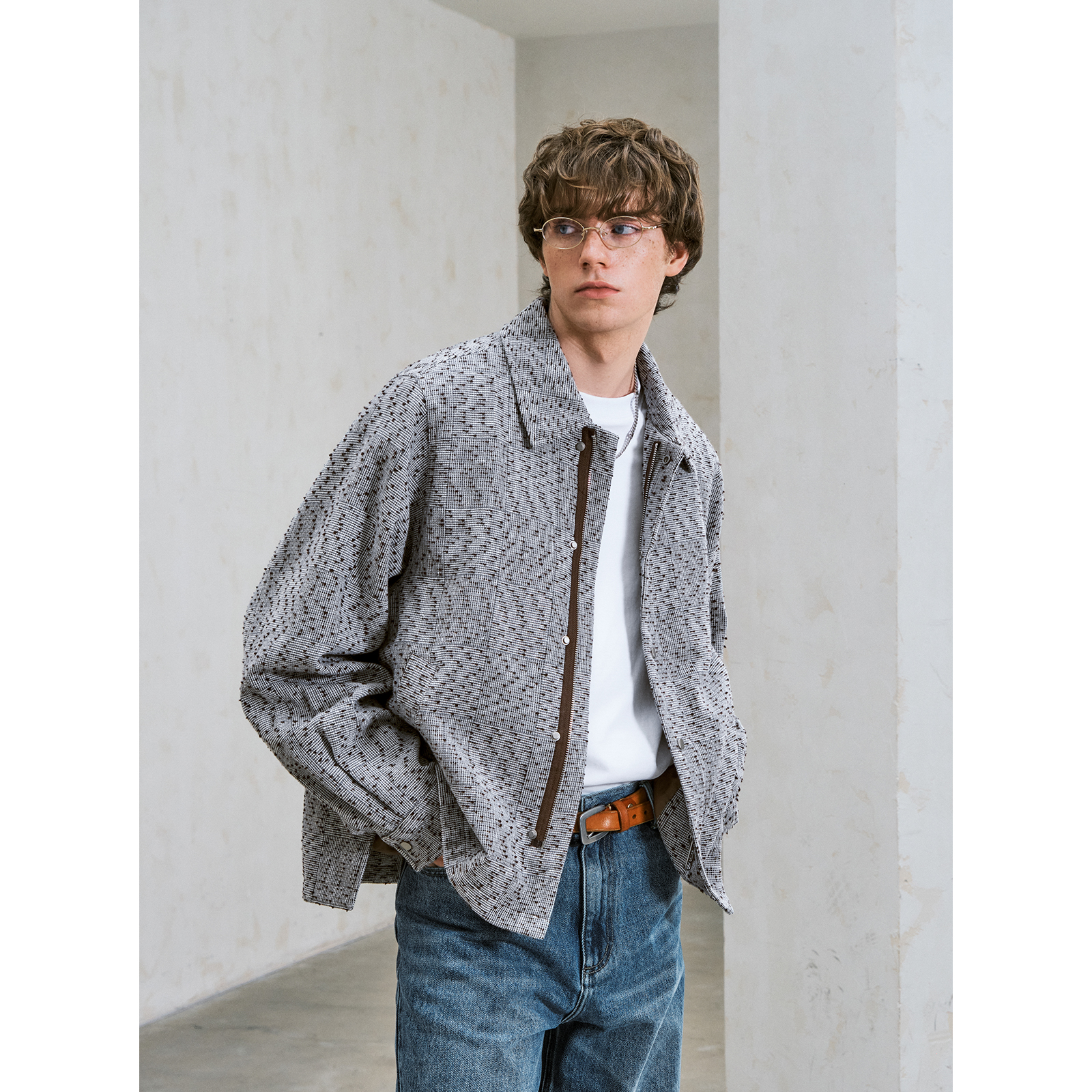 Lilbetter翻领秋季宽松夹克