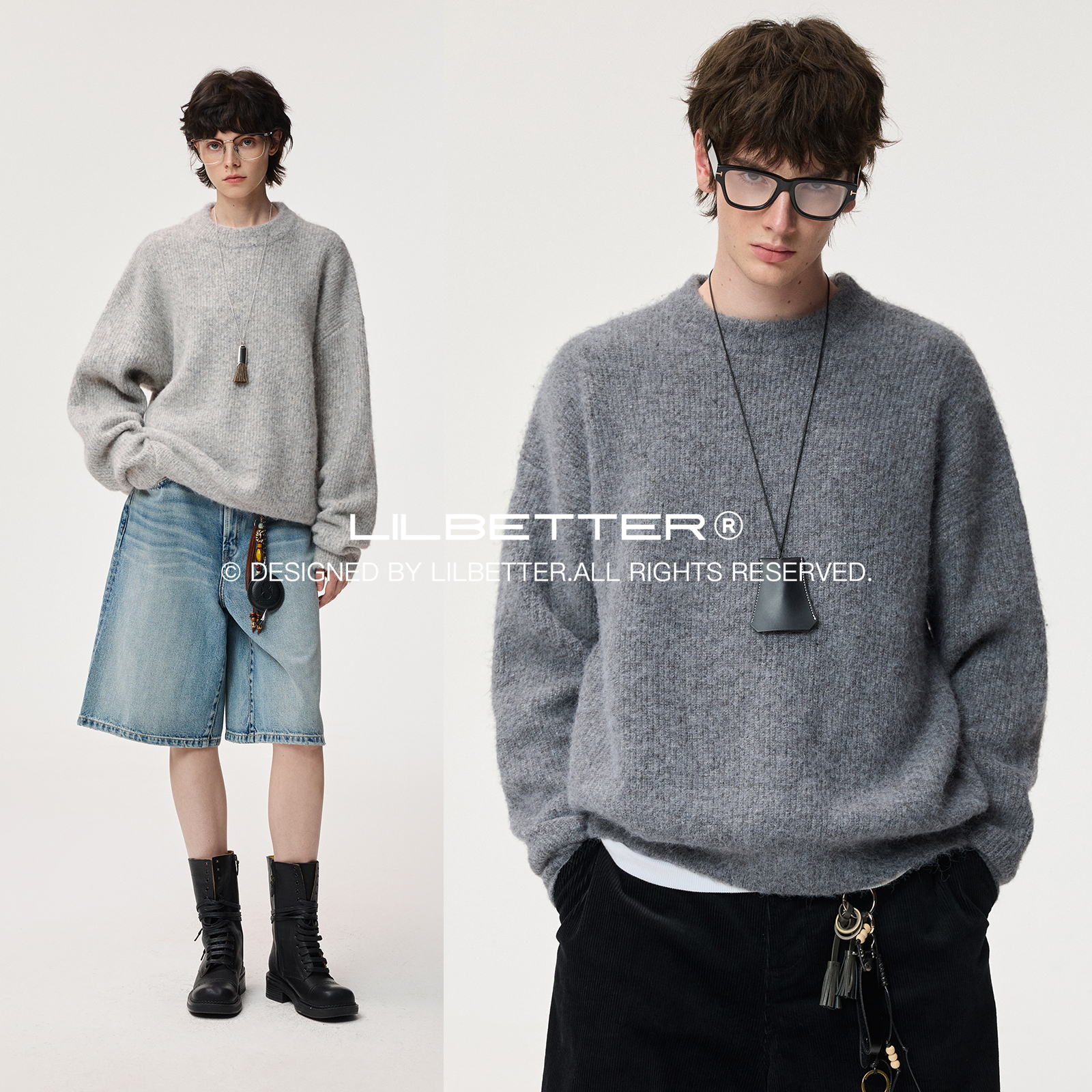 Lilbetter套头圆领毛衣