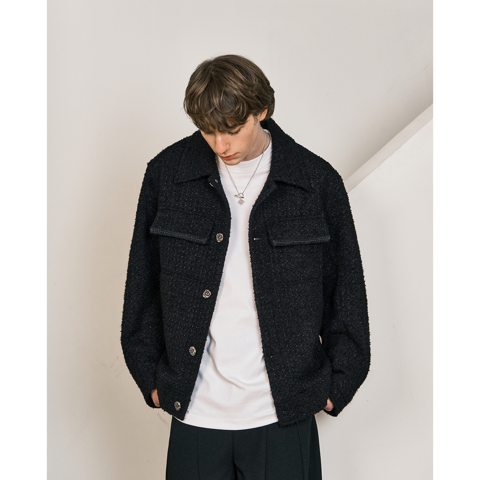 Lilbetter翻领秋宽松夹克