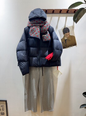 （清仓不退不换）保暖短款羽绒服女冬季新款宽松连帽90白鸭绒外套