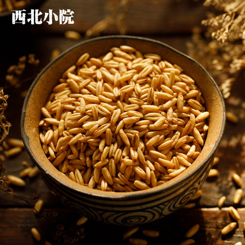 西北小院燕麦米生粒片500g全胚芽