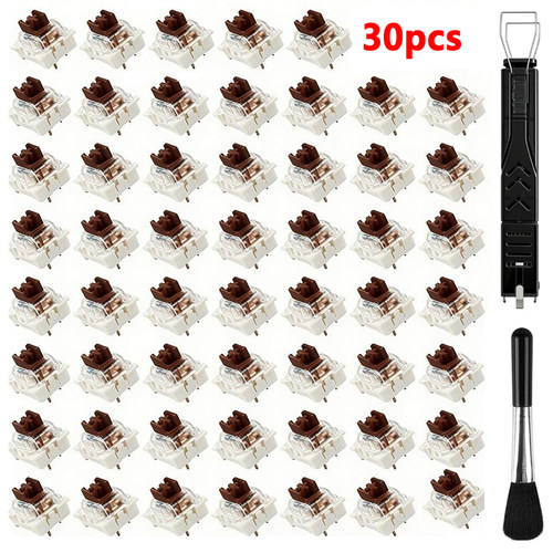 ITLY 机械键轴30/50/90pcs机械键盘轴体不锈钢螺丝固定架通用配件