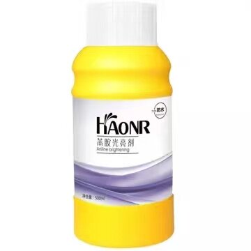 hanor翰皇翰诺苯胺光亮剂500ml苯胺皮光面皮通用