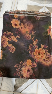 香云纱布料面料 40姆米真丝绢纺香云纱 顺德莨绸