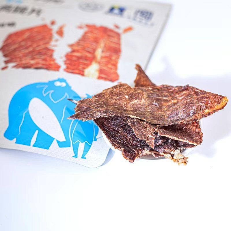 五洲牛肉脆片原切薄脆牛肉干手撕风干休闲小零食安徽特产24g新品