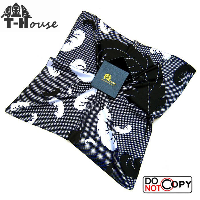 黑色男士精致礼盒小方巾