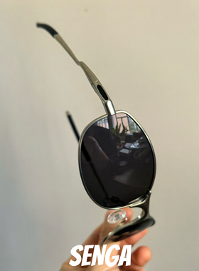 2026春夏男女网红ins偏光太阳镜轻便复古金属框运动休闲风