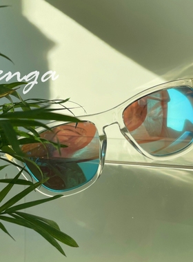 【透明框天蓝色镀膜】欧洲版hawkers 中性tr90太阳眼镜uv400