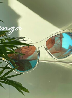 【透明框天蓝色镀膜】欧洲版hawkers 中性tr90太阳眼镜uv400