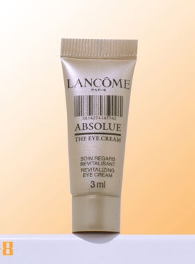 5瓶包邮 兰蔻菁纯臻颜焕亮滋润眼霜3ml 金纯卓颜保湿紧致抗皱新版