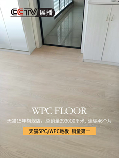 龙叶WPC01防水地暖家用石晶覆合SPC石塑木地板锁扣卡扣式加厚10mm