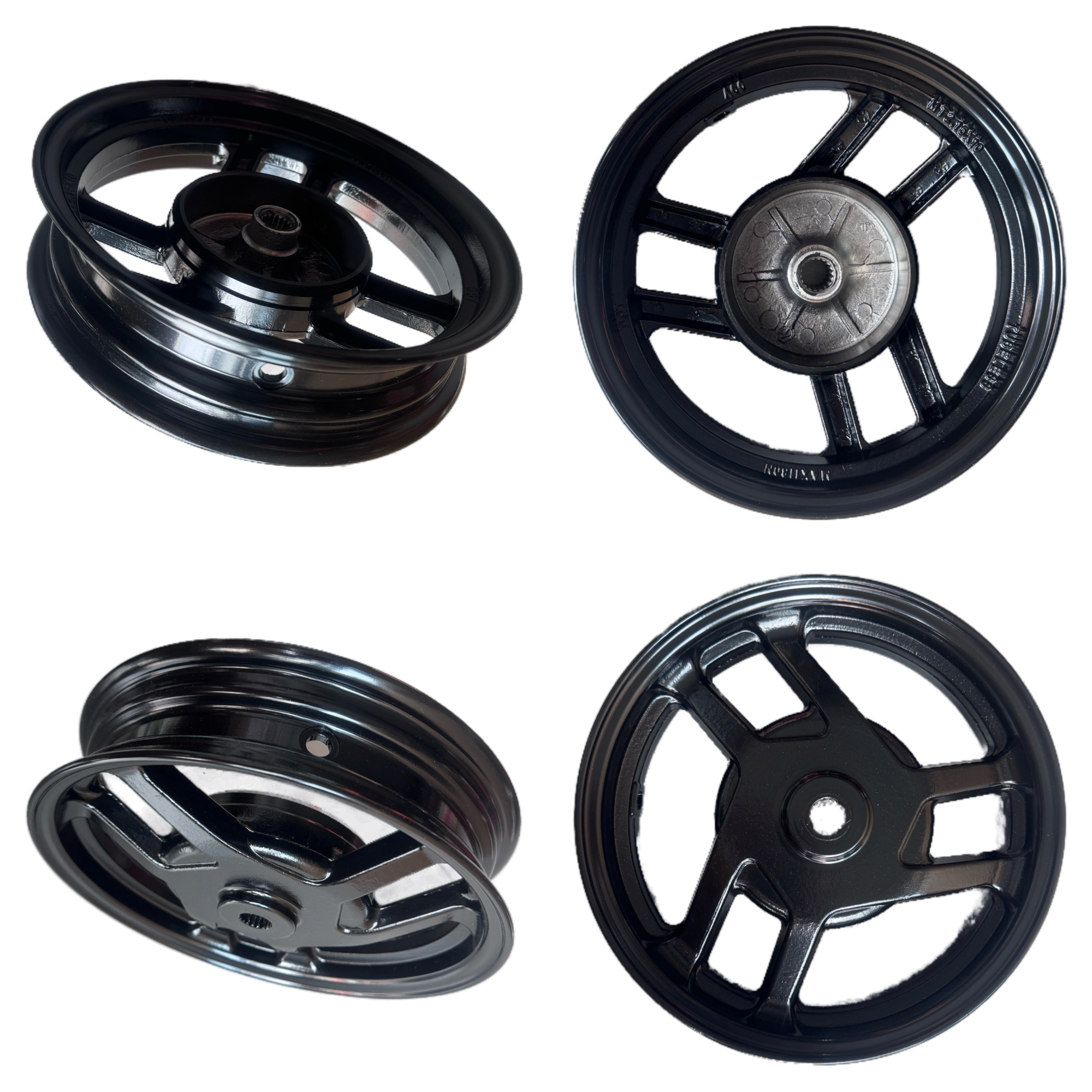 适用仿YMH巧格i125摩托车前后铝轮JOG125踏板车钢圈铝圈车圈轮毂