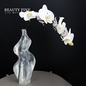 柏斐家饰 艺术3D打印花瓶北欧高级轻奢家居花器客厅创意装 饰摆件