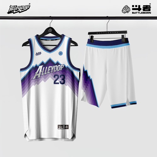 斗者篮球服套装定制街球训练队服街头运动篮球衣速干背心ALLEYOOP
