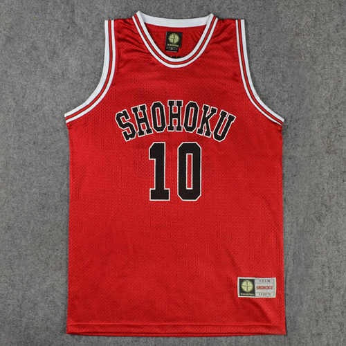 SD球服训练服灌篮高手队服湘北10号樱木花道篮球服定制篮球衣网眼