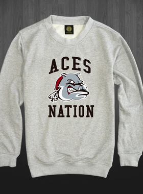 ACES NATION外套篮球运动长袖卫衣篮球衣训练服球队服套头衫定制