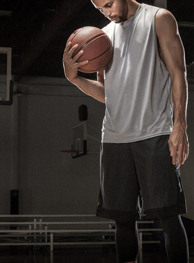 斗者投篮训练服热身无袖坎肩宽肩篮球运动韦德球衣背心篮球服定制
