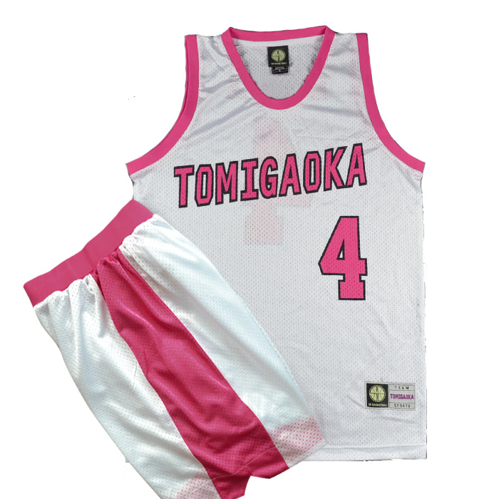 SD灌篮高手队服富丘中学4号湘北流川枫11号初中篮球衣篮球服套装