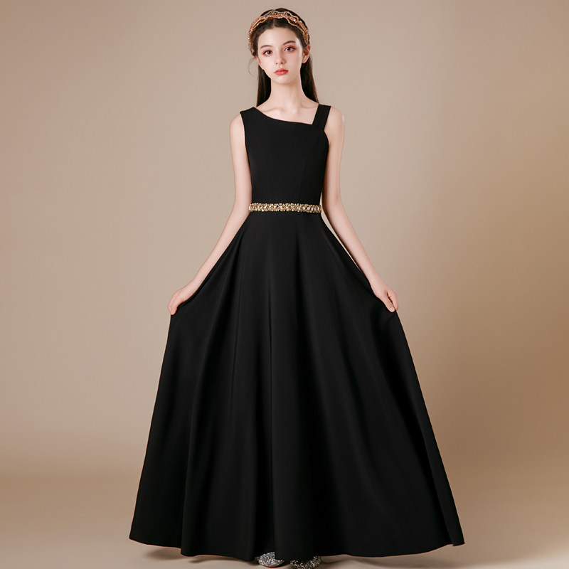 2025夏季新款少女大童小提琴音乐会演奏中学生合唱团体演出晚礼服,童装/婴儿装/亲子装,儿童礼服,淘宝优惠券,粉丝福利购,淘宝优惠卷