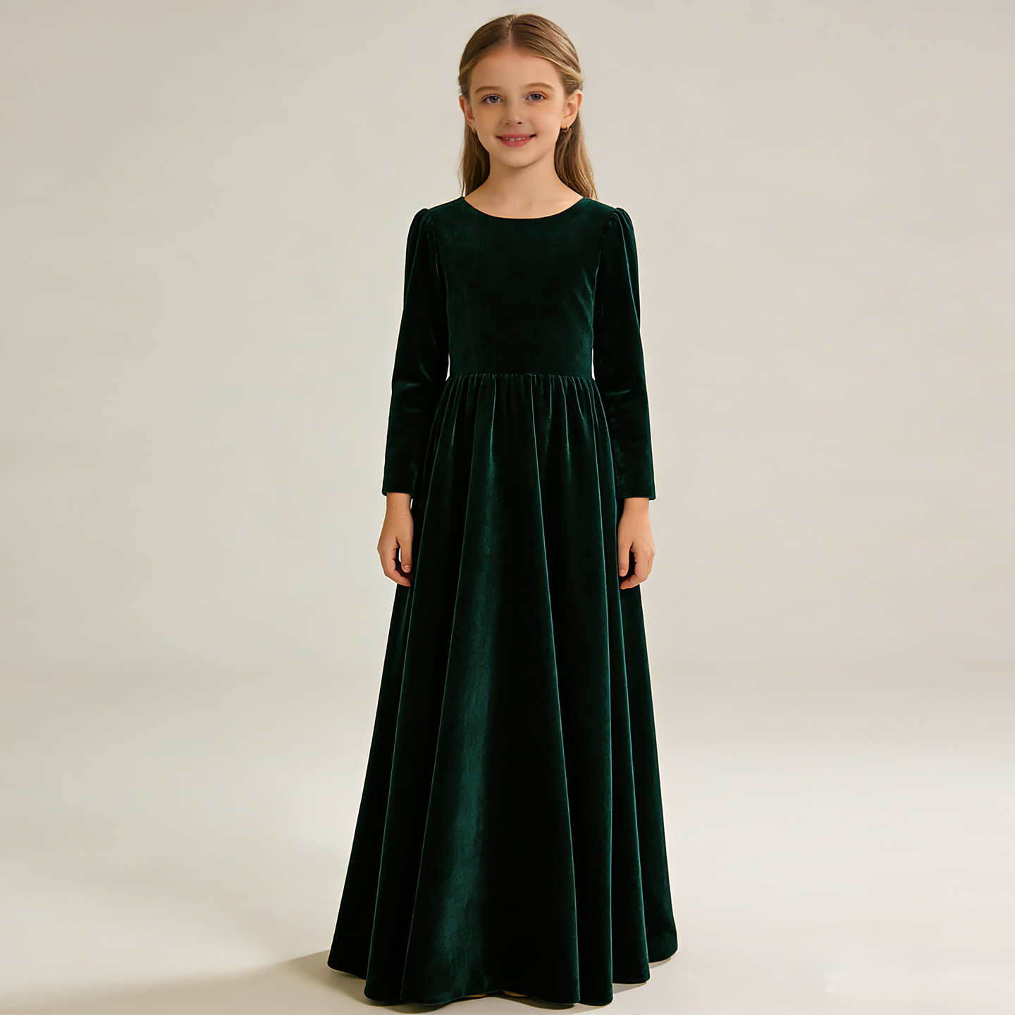 儿童艺考合唱团队演出指挥服长款