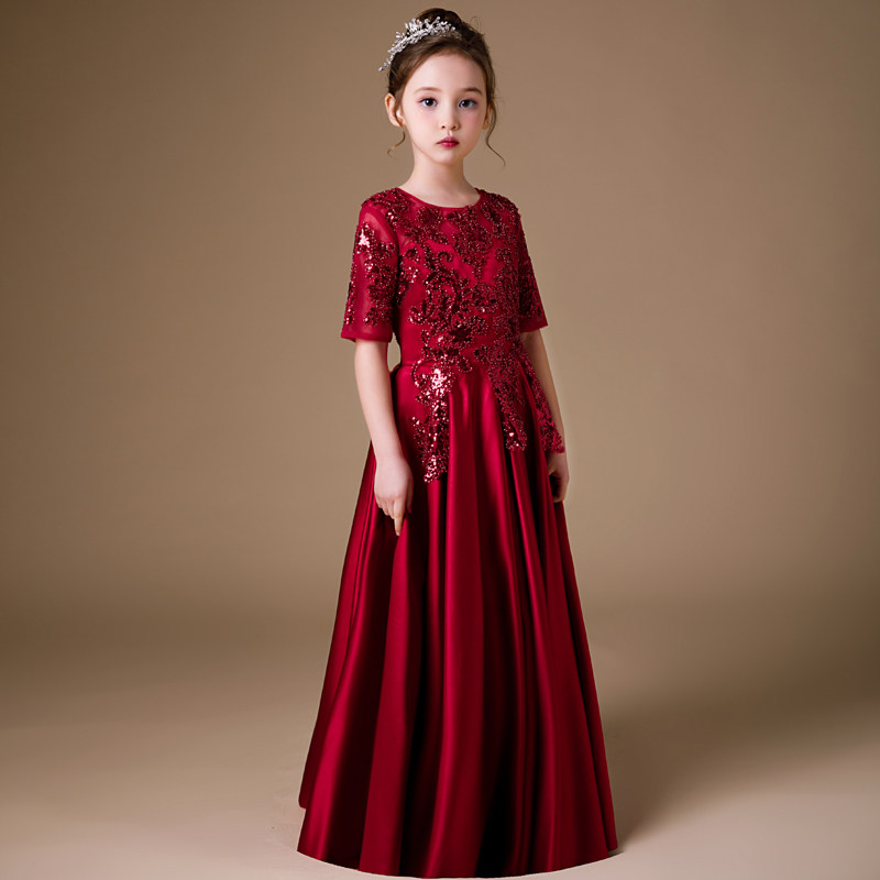 女花童婚纱公主裙高端轻奢小众儿童主持人钢琴考级演奏演出晚礼服,童装/婴儿装/亲子装,儿童礼服,淘宝优惠券,粉丝福利购,淘宝优惠卷