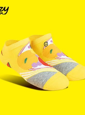 Corade X ORZYSOX 果盘 原创潮牌短袜请情侣通用透气吸汗休闲袜