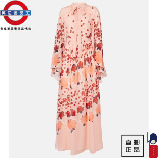4女新款 包邮 ERDEM 伦敦 丝绸礼服 英伦代购
