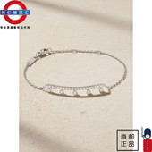 BEERS JEWELLERS 18K白金钻石手镯 英伦代购 包邮 伦敦 4女新款