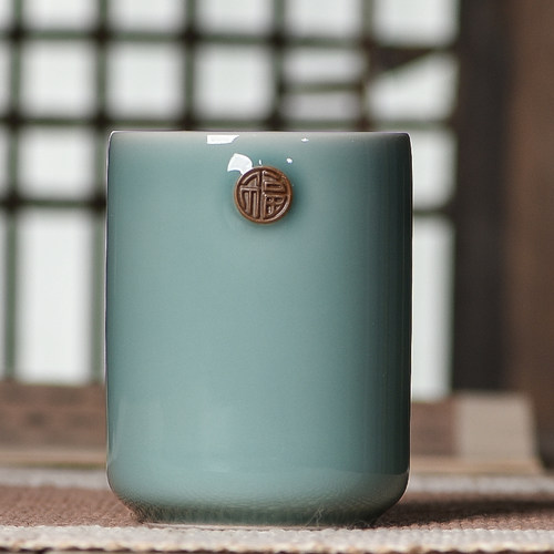 青瓷家用泡茶杯耐热茶杯