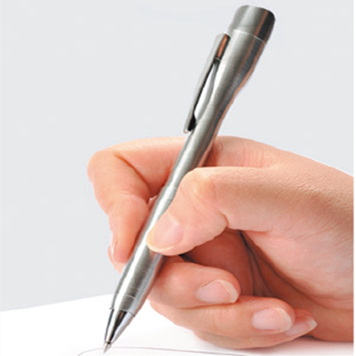 日本旗牌 Shachihata  签字印章笔 不锈钢 LOGO图案签名印章