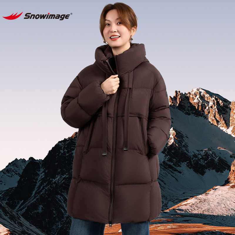 出口单 俄罗斯外贸snowimage雪典羽绒服大码女装宽松外套保暖L538