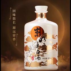 大陆公鸡中华老字号崇明老白酒15度糯米酒550ml/瓶礼盒装送礼特产