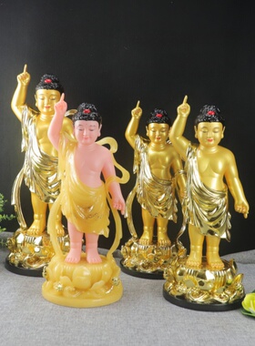 太子佛像浴佛像节贴金