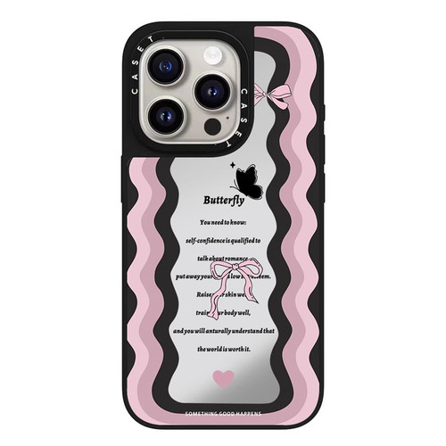 C适用苹果16iPhone14plus15镜面13promax磁吸蝴蝶xr手机壳12软边防摔11新款xs高级感17网红同款男女保护套