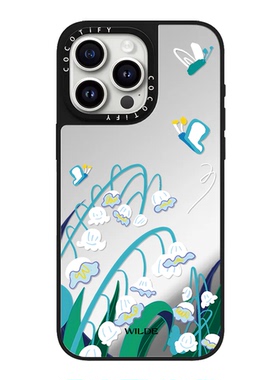 CA适用苹果17iPhone14plus15镜面13promax16磁吸Magsaf爱与花之名手机壳12软边防摔11新款高级感男女保护套