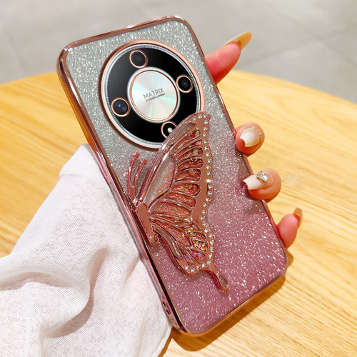 荣耀X9b可爱流沙蝴蝶防摔手机壳