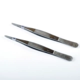 Зубчатый хлопковый пинцет из нержавеющей стали, марлевые хлопковые шарики, «сделай сам», 12.5-30см