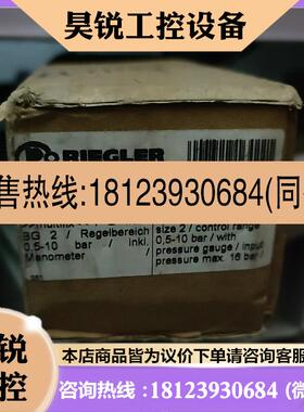 议价:RIEGLER R33-10调压阀拍前先