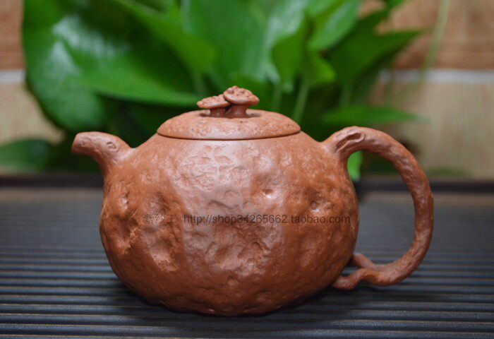 原矿紫砂宜兴市功夫茶具茶壶 名家吴杰纯手工红降坡泥 供春壶包邮
