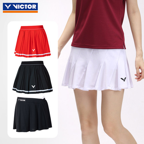 victor威克多胜利羽毛球服女款透气防走光运动休闲短裙K51300