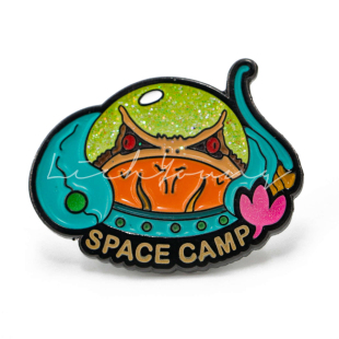 《SPACE CAMP》插画SS-23宇航员动物枯叶蛙夜光胸针/徽章/冰箱贴