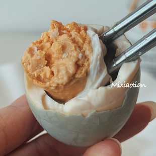 米小田 河南鹤壁淇县焦香味缠丝咸鸭蛋独立真空包装不咸开袋即食