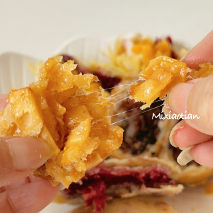 米小田 云南大理特产乳扇沙琪玛微甜萨其马炸牛奶拔丝香酥礼盒