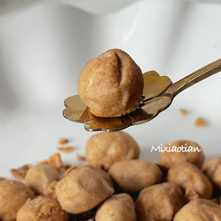 米小田 闽南烘烤花生皮薄酥脆非油炸坚果瓶装100g*4小罐零食0反式