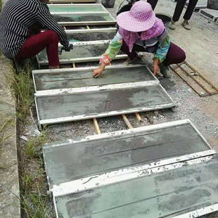 仿木地板模具地砖仿古水泥板塑料模型1.2*30*5粗木纹模版公园园林