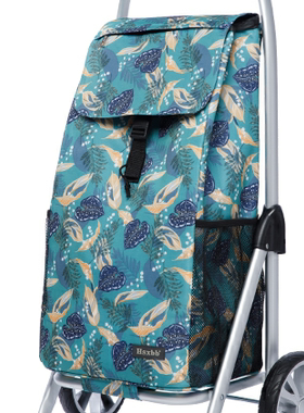 Hsxbb藏青色手拉车 车用 皇冠店铺折叠车购物袋备用袋买菜袋