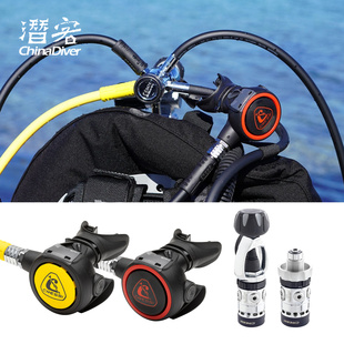 Cressi AC5 ZEN 潜水呼吸调节器紧凑一二级头备用水肺套装科越思