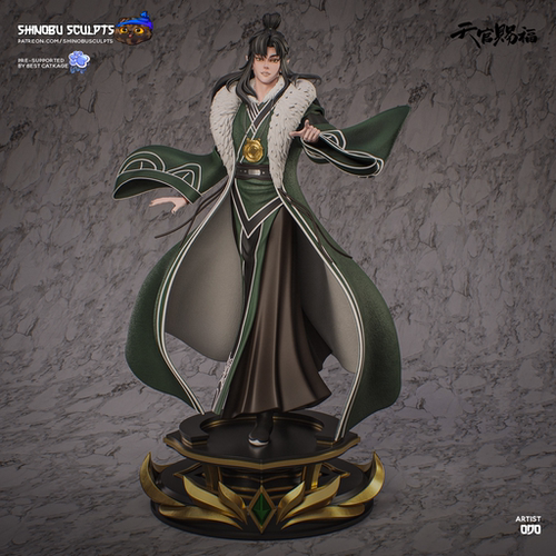 天官赐福 戚容(含支撑) Shinobu版 ‌ 已分件 3D模型Stl文件