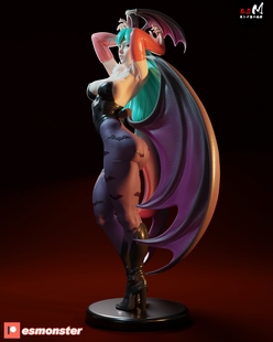 ESM版 惡魔戰(zhàn)士 莫莉卡·安斯蘭特 3D模型Stl文件 已分件